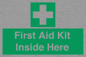 First Aid Kit Inside Here